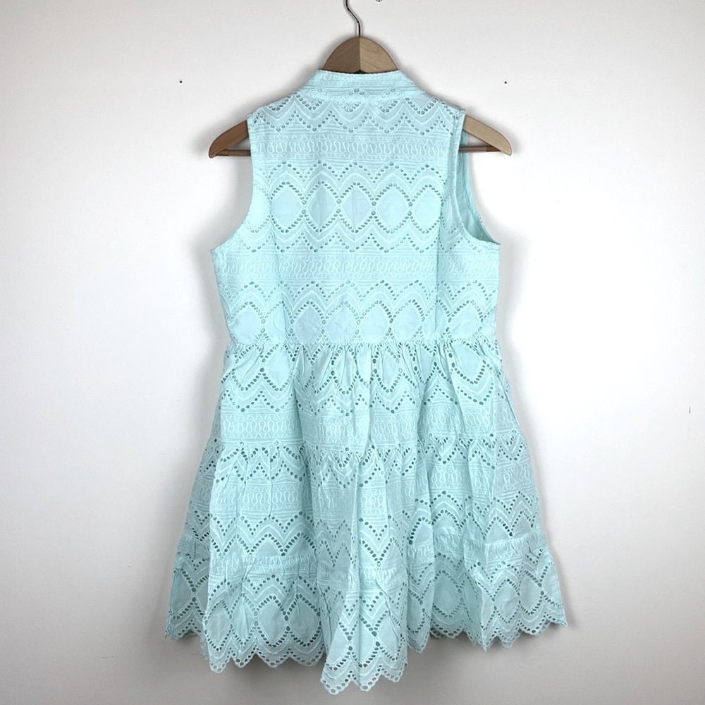 NWT Sail to Sable Eyelet Sleeve Fit and Flare Tunic Dress - Picture 3 of 7
